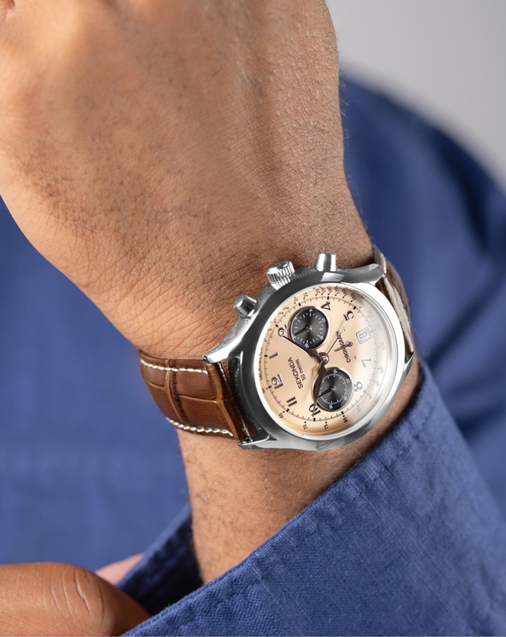 Sekonda Archer Chronograph Croc Leather Mens Watch - SK30236