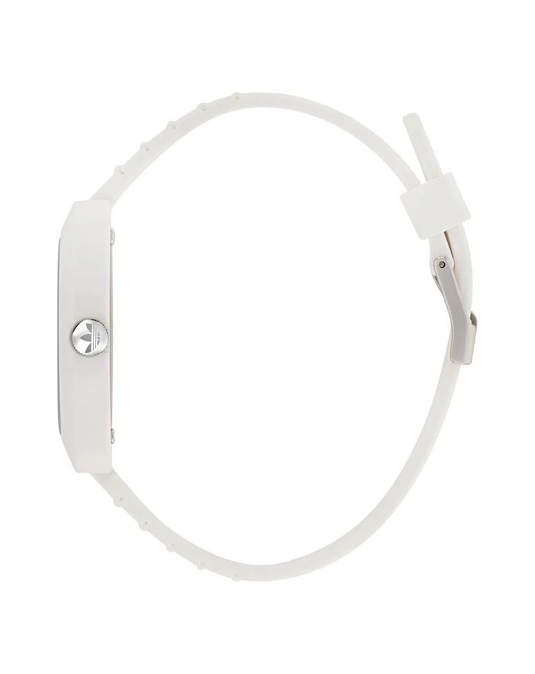 Adidas Retro Wave Two White Resin Unisex Watch - AOSY24030