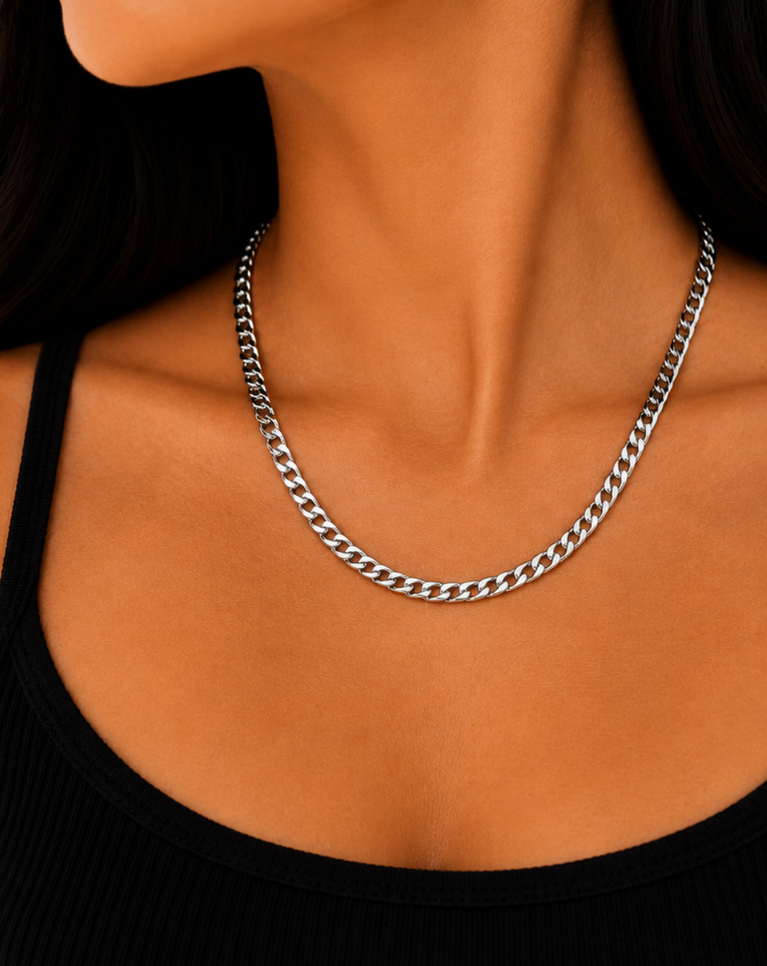 Aura Venis Silver Womens Chain/Necklace - NK1706230021