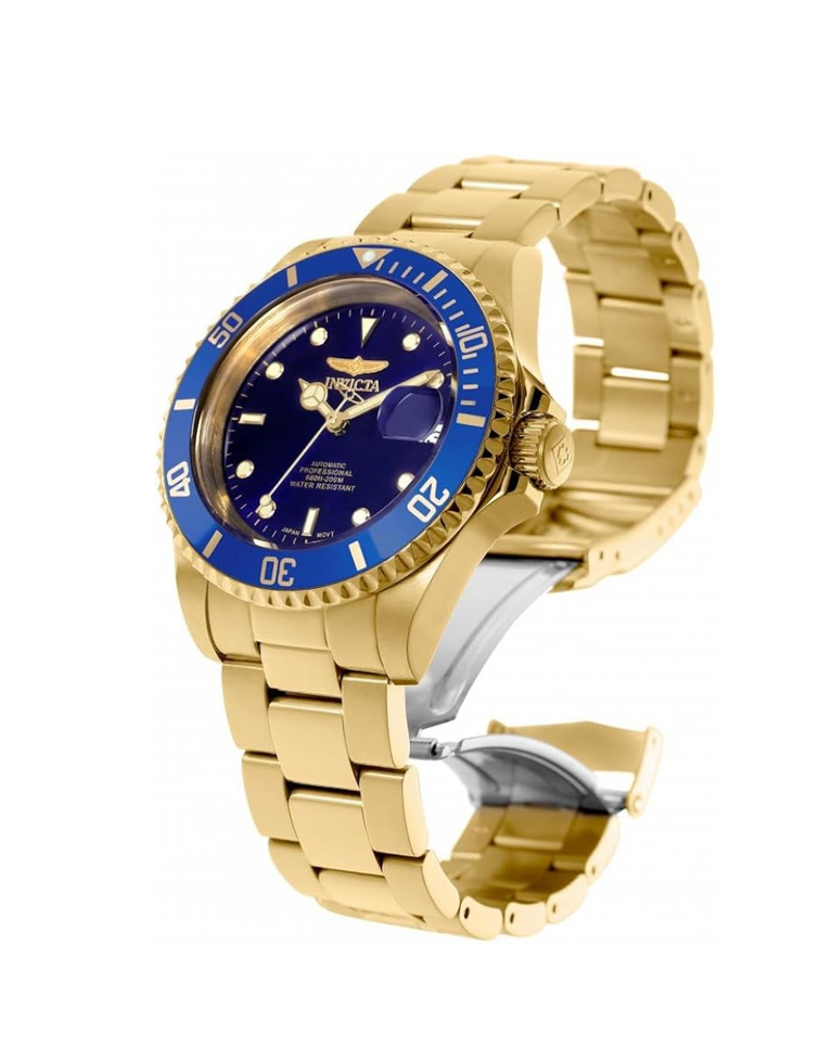 Invicta Gold & Blue Automatic Men's Watch - 8930OB