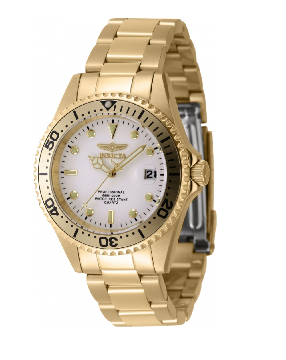 Invicta Pro Diver Yellow Gold Plated Unisex Watch - 8938OB