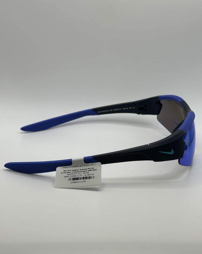 Nike Cloak Duo Matte Obsidian Blue Mens Sunglasses - NKIB0335.451.68/94