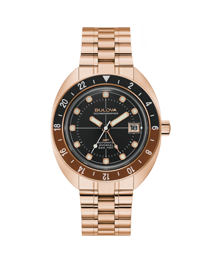 Bulova Oceanographer GMT Automatic Men's Watch - 97B215