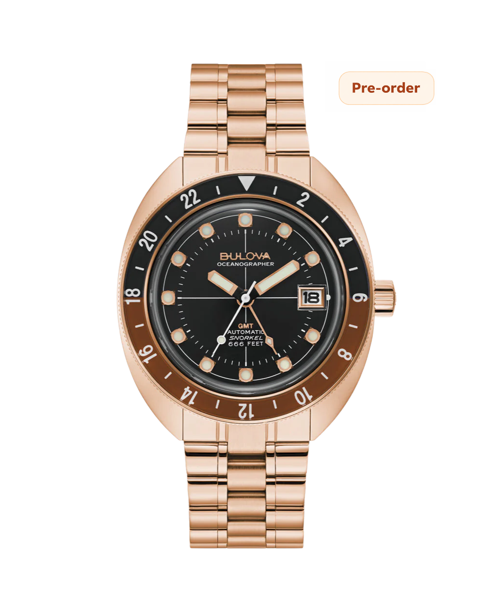 Bulova Oceanographer GMT Automatic Men's Watch - 97B215