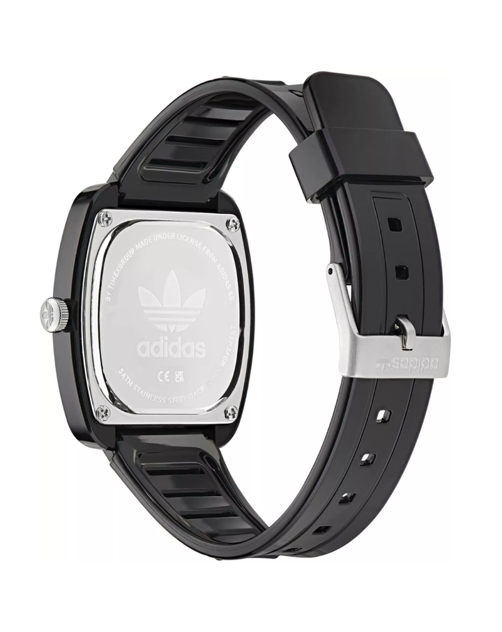 Adidas Originals Retro Wave Two Black Resin Unisex Watch - AOSY24531