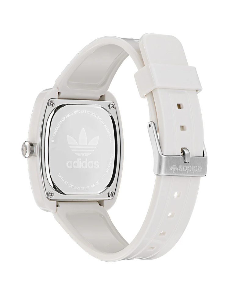 Adidas Retro Wave Two White Resin Unisex Watch - AOSY24030
