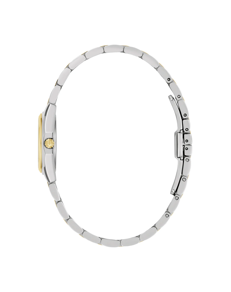 Bulova Surveyor Mini Two Tone Ladies Watch - 98L331