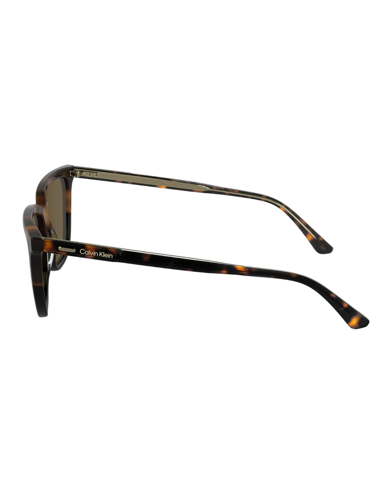 Calvin Klein Havana Brown Womens Sunglasses - CK24537S.233.55/15