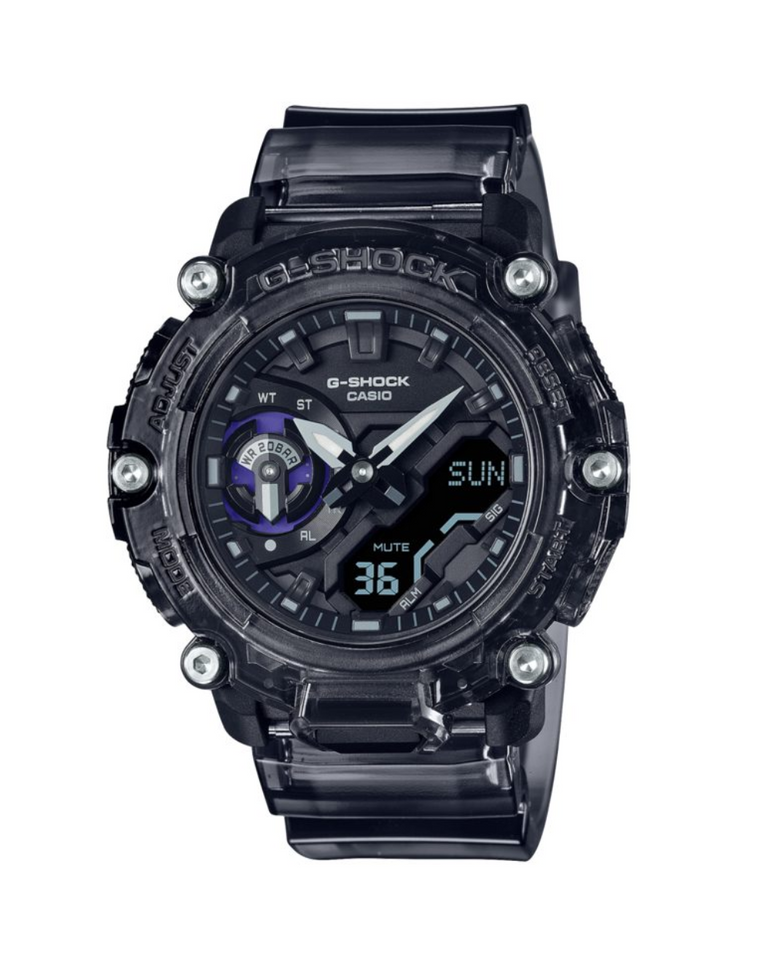 G-shock Translucent purple "Soundwave" - GA-2200SKL-8A