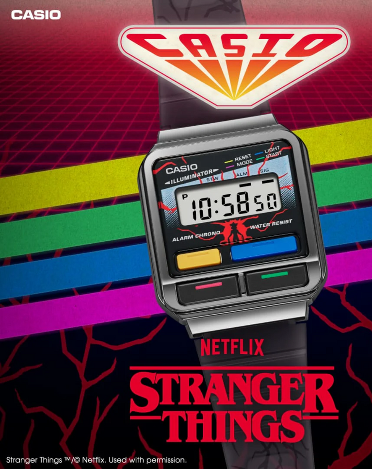 Casio Stranger Things Collab Watch - A120WEST-1A