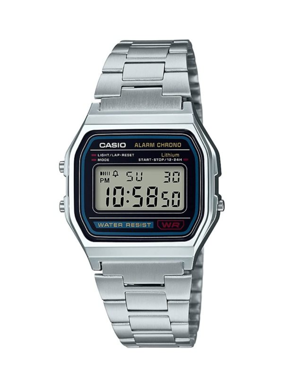 Casio Vintage Style Battery Watch - A158WA-1DF