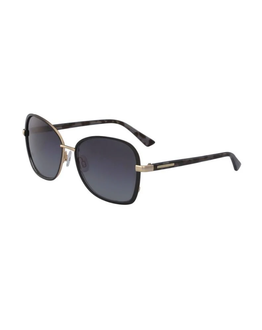 Anne Klein Black Gradient Ladies Sunglass - AK7043/59/BLACK