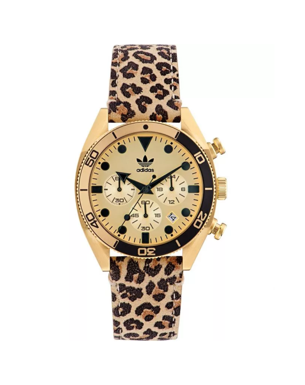 Adidas Originals Edition Two Icon Chronograph Gold Watch - AOFH22511