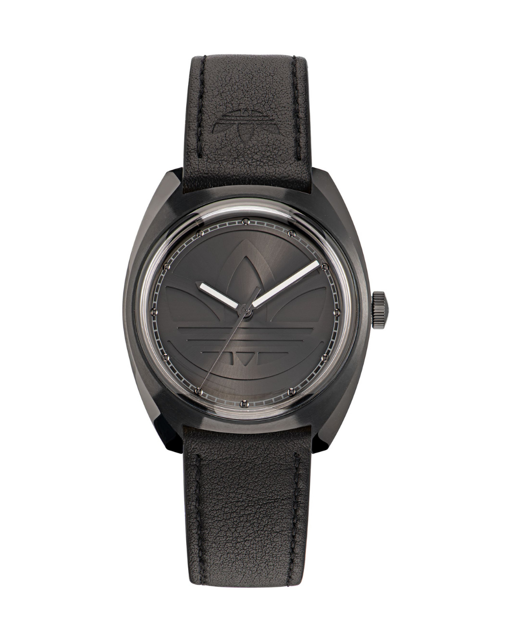 Adidas Edition One Black Dial Leather Unisex Watch - AOFH22514