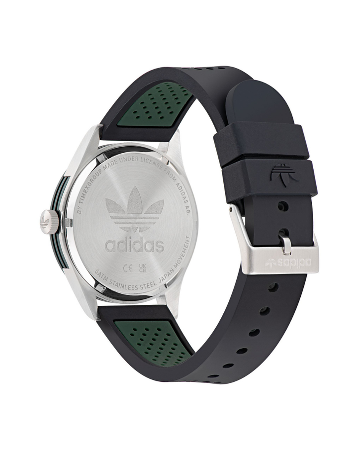 Adidas Originals Code Three Mens Versatile Green Dial Watch - AOSY22516