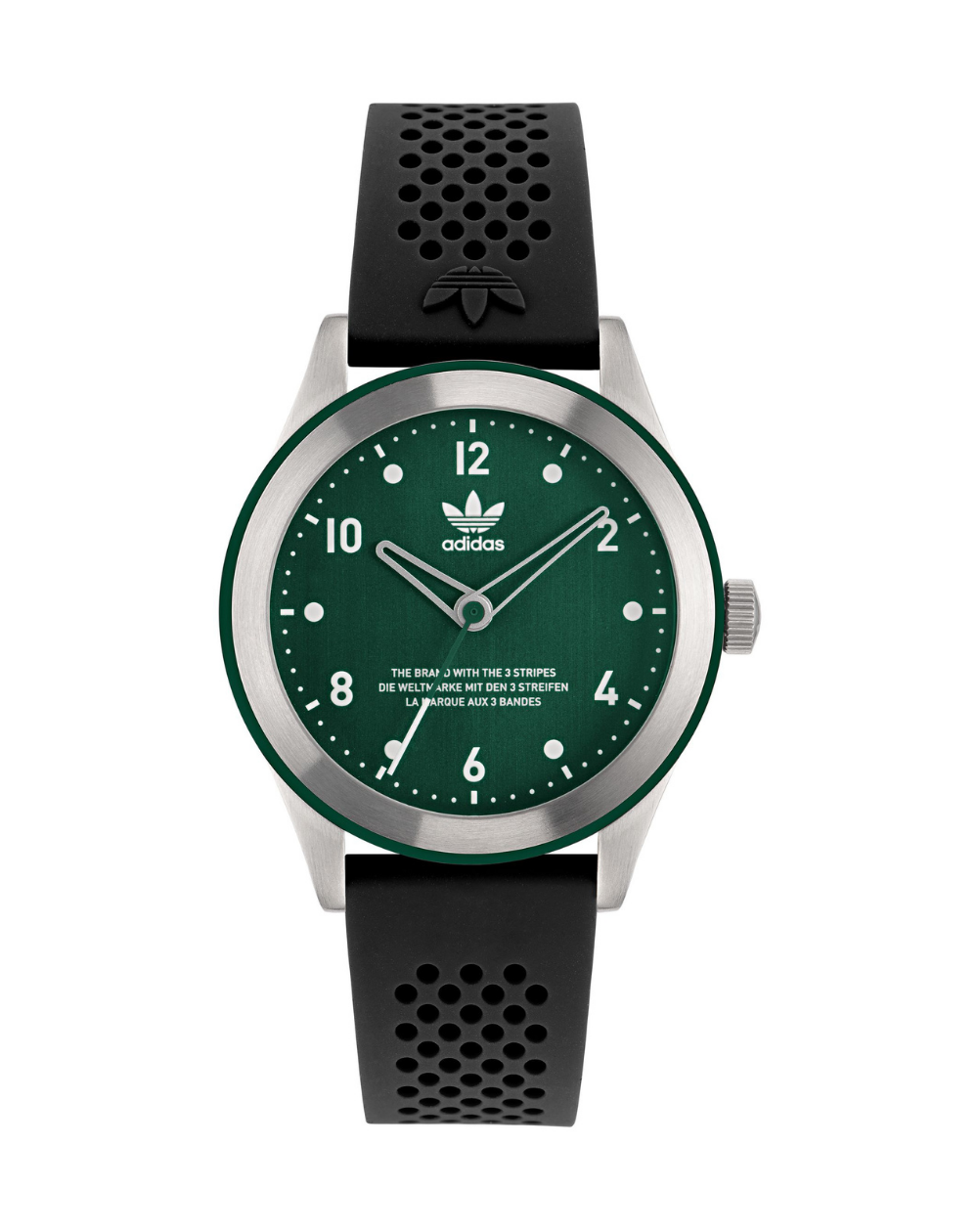 Adidas Code Three Mens Versatile Green Dial Watch - AOSY22516