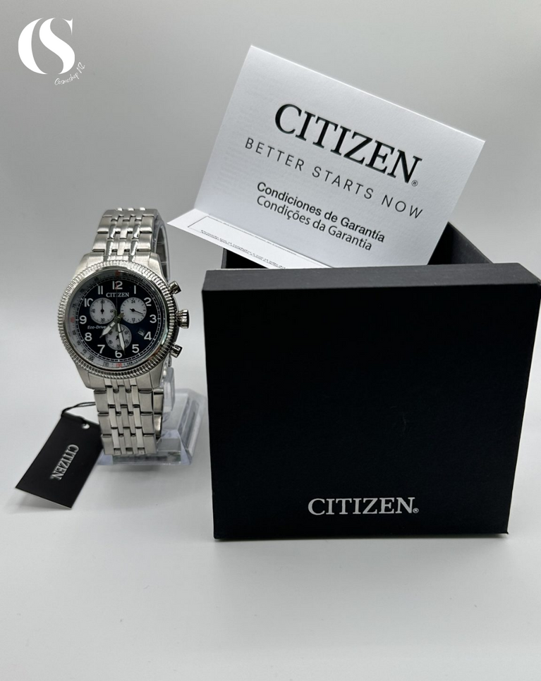 Citizen Multi-dial Eco-Drive Chronograph - AT2460-89L