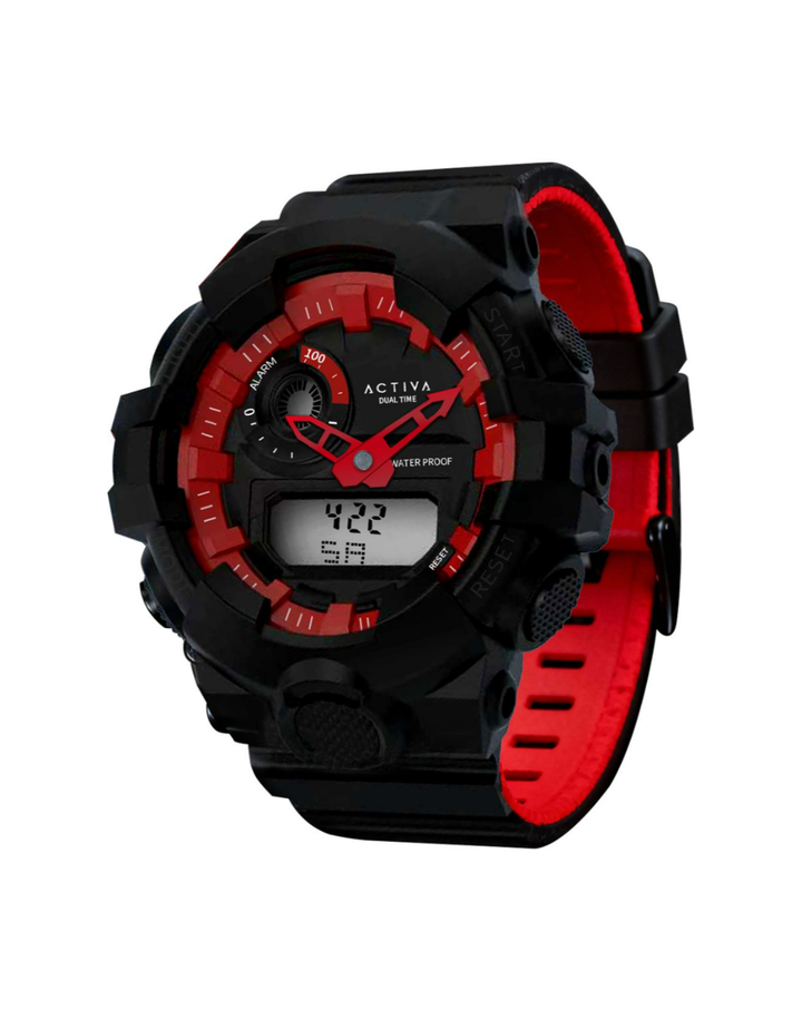 Activa Digital Red/Black Mens Battery Watch -  ACW530-001