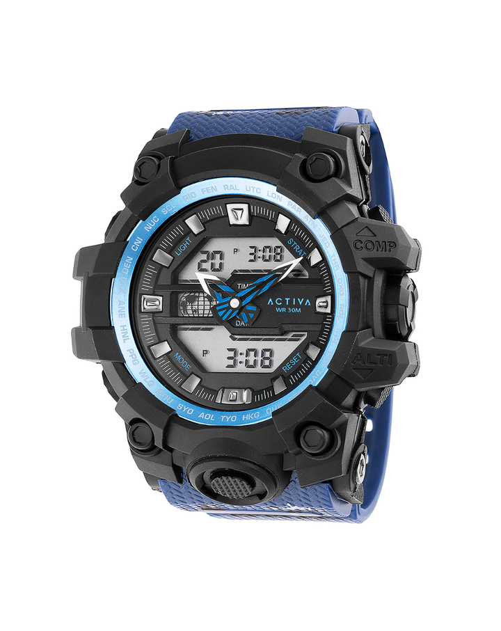 Activa Neo Oversized Blue Men's Watch - ACW428-003
