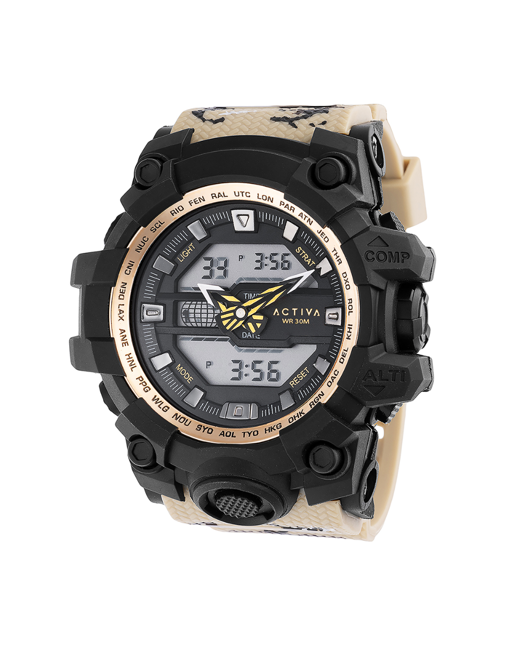 Activa Neo X Invicta Men's Watch Oversized Tan - ACW428-004
