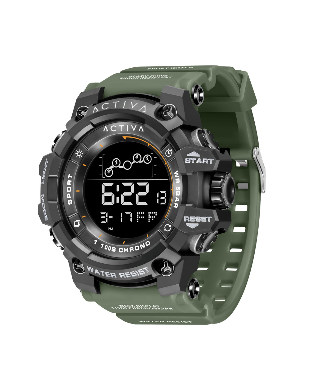 Activa Summit X Invicta Men's Oversized Digital Watch - ACW8082-006