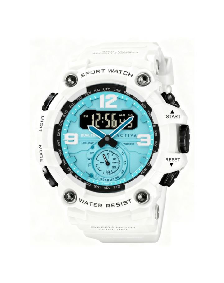 Activa Vextron Blue Dial Digital Men's Watch - ACW1637-006