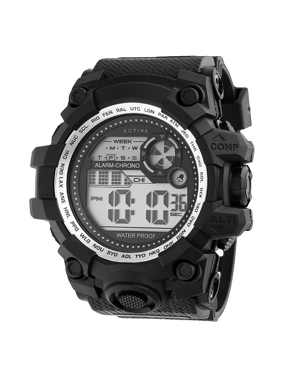 Activa X Invicta Men's Black Digital Watch - ACW430-001