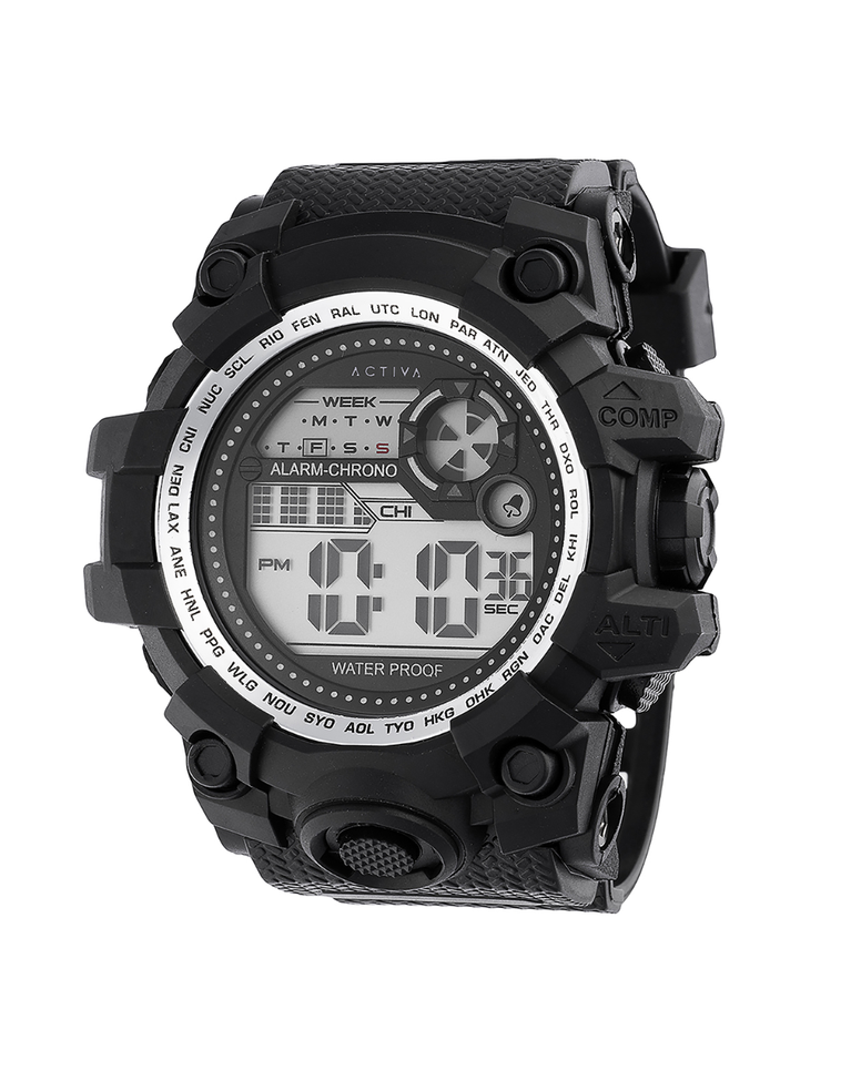Activa X Invicta Men's Black Digital Watch - ACW430-001