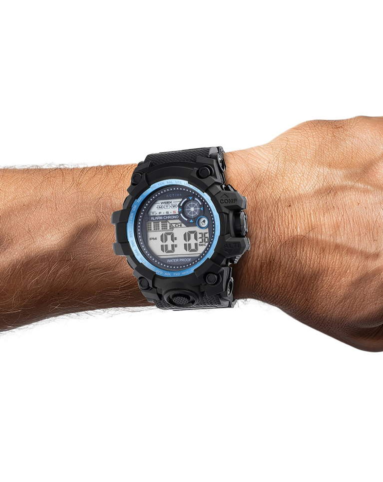 Activa X Invicta Men's Blue Digital Watch - ACW430-003