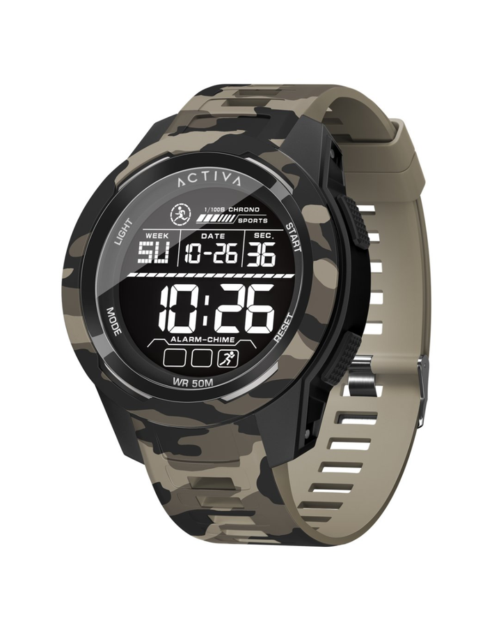 Activa X Terrain Invicta Digital Men's Camo Watch - ACW8105MC-003