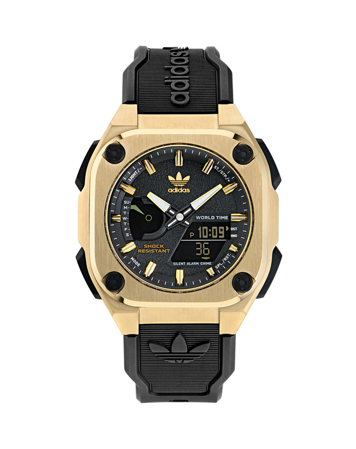 Adidas Originals City Tech One Gold Digital Watch - AOFH23501