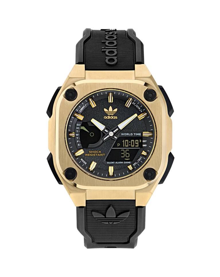 Adidas Originals City Tech One Gold Digital Watch - AOFH23501