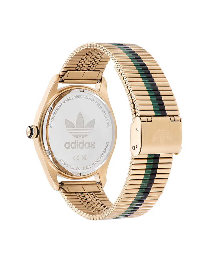 Adidas Originals Code Four Gold/Green Tone Men's Watch - AOSY22526