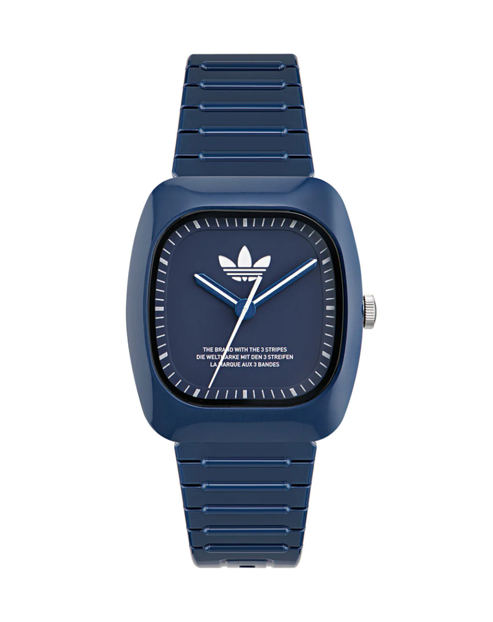 Adidas Originals Retro Wave Two Dark Blue Unisex Watch - AOSY24029