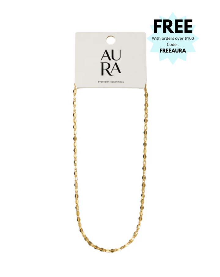 Aura Endless Gold Plated Ladies Chain - NK4052300039