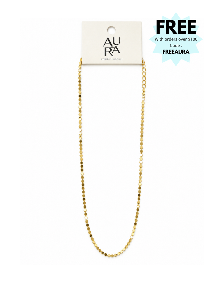 Aura Pika Gold Ladies Chain - NK2709230004