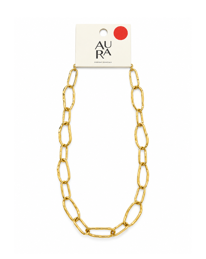 Aura Roxy Gold Ladies Necklace - NK0506230042
