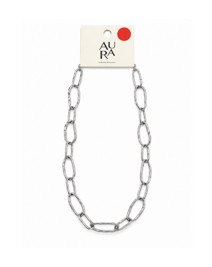 Aura Roxy Silver Ladies Necklace - NK0506230043
