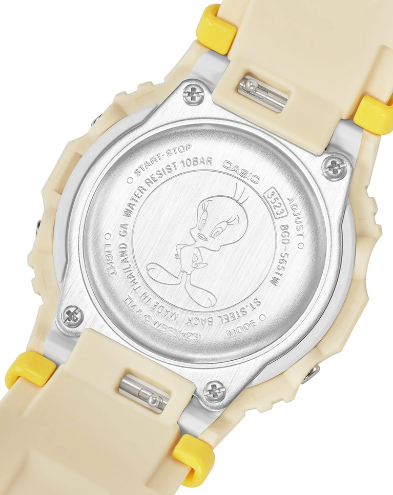 Baby-G Digital Tweety Collab Unisex Watch - BGD565TW-5D