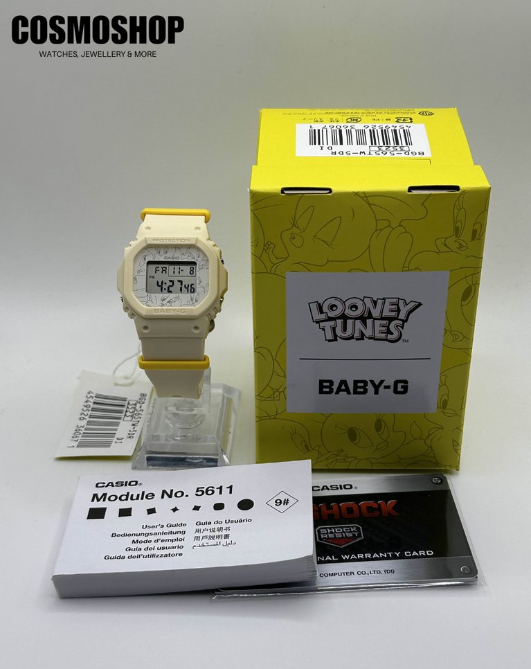 Baby-G Digital Tweety Collab Unisex Watch - BGD565TW-5D