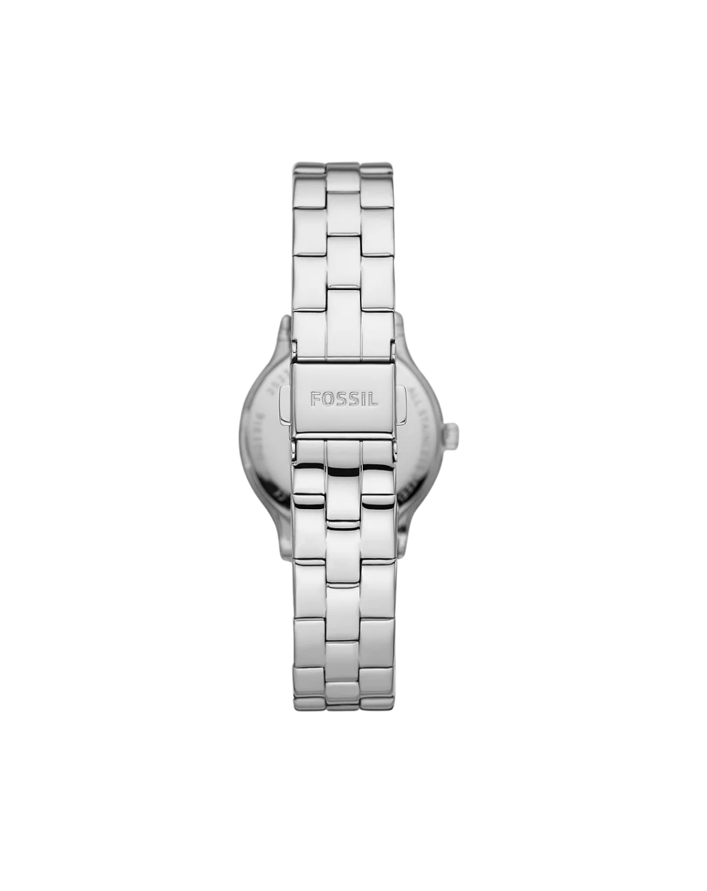 Fossil Diamond Hour Marker Blue Dial Ladies Watch - BQ3914