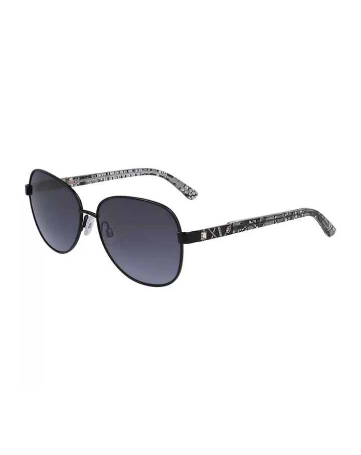 Bebe Black Oversized Swarovski Gems Ladies Sunglass - BB7217.001.56/14