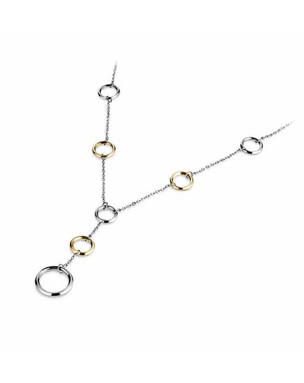 Boccia Titanium Two Tone Circle Chain 0840-02