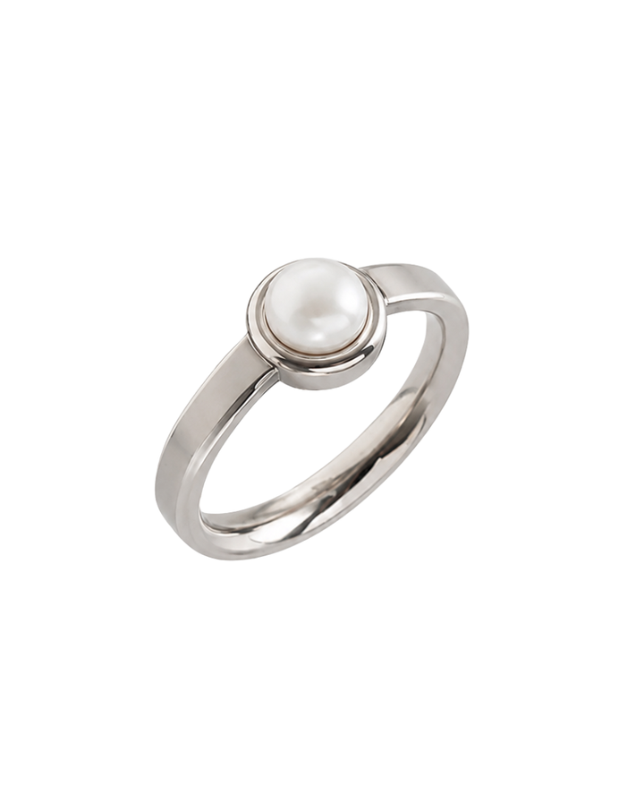 Boccia TItanium Freshwater Pearl 62mm Ladies Ring - 0137-0162