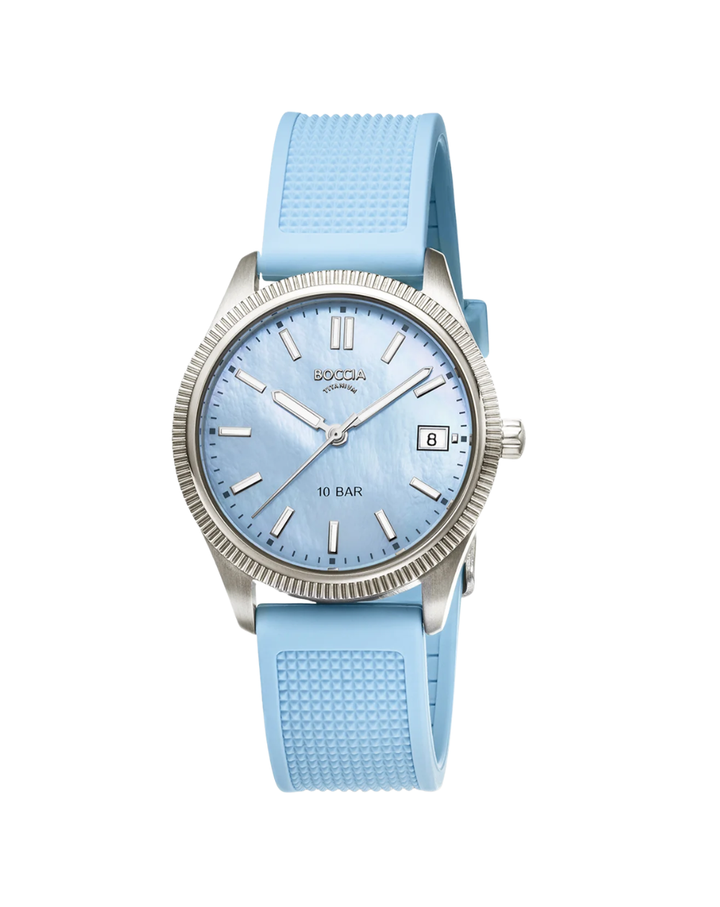 Boccia Titanium Blue Dial/Strap Unisex Watch 35mm - 3356-03