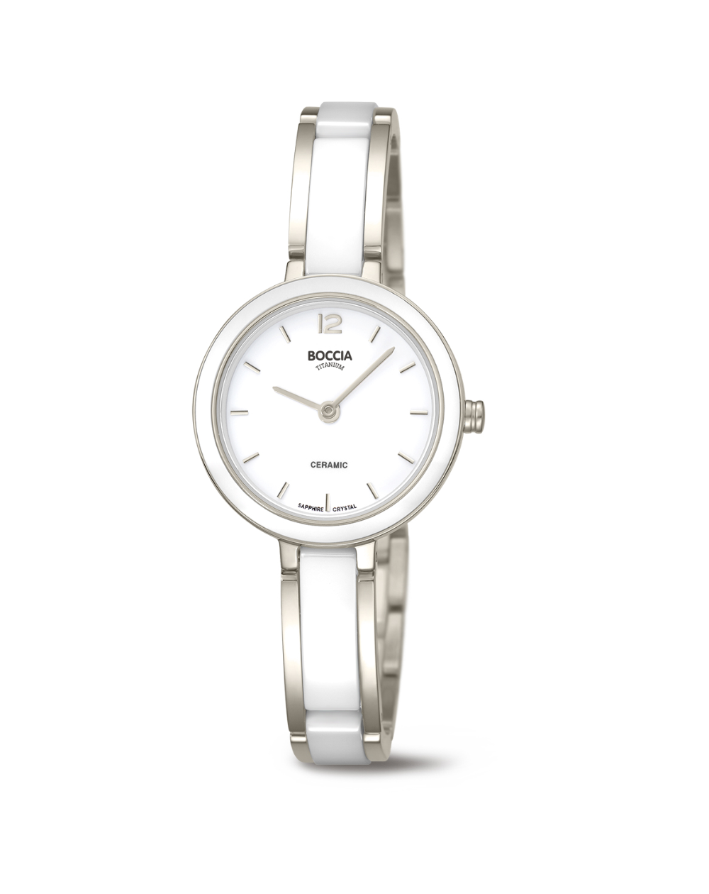 Boccia Titanium Ceramic Saphire Crystal Ladies Watch - 3333-01