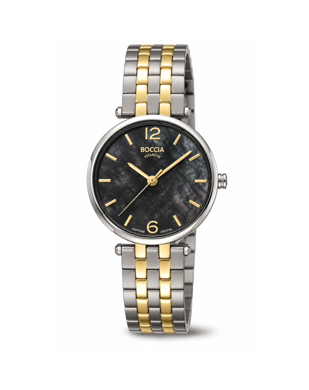 Boccia Titanium Two Tone MOP Dial Ladies Watch - 3339-02