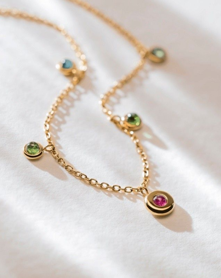 Boccia Titanium Yellow Gold Plated Ladies Necklace - 08054-03