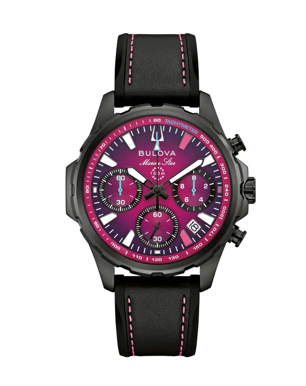 Bulova E1 Team Miami Special Edition Chronograph Watch - 98B476