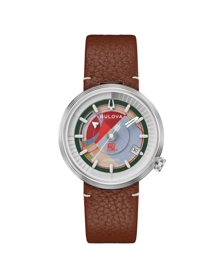 Bulova Frank Lloyd Wright Stainless Steel Automatic Watch - 96B486